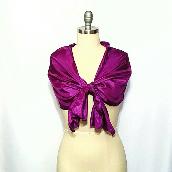 Bobbie Rose Purple Scarf - Picture 5 of 5